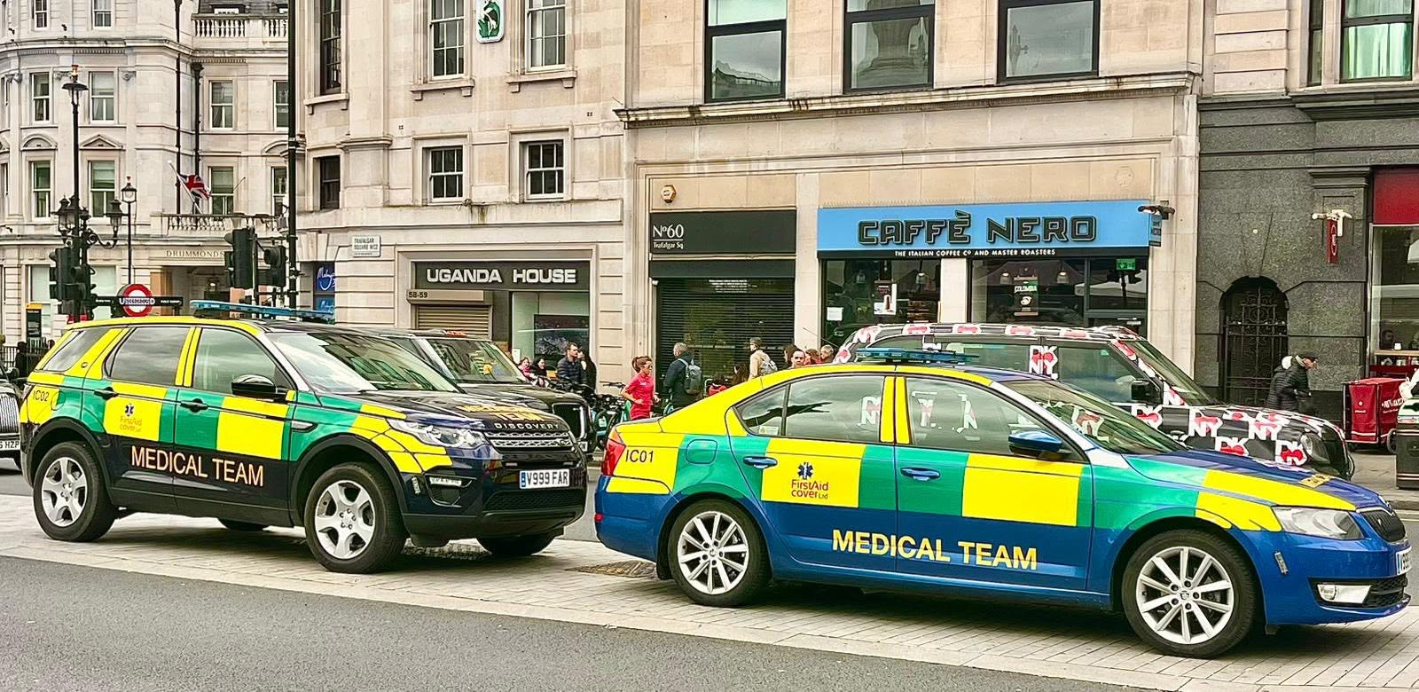 Event medical cover for Vaisakhi and St George's Day celebrations in Trafalgar Square