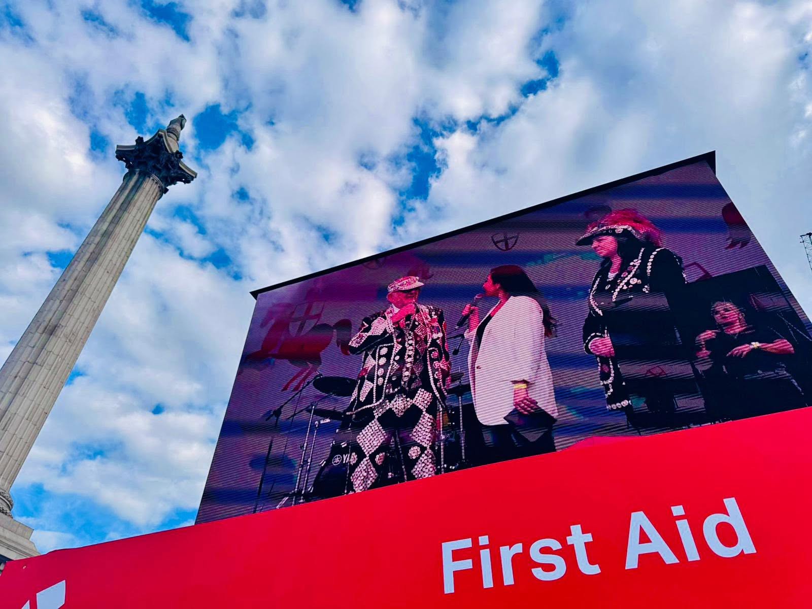 First Aid Cover providing event medical cover at Trafalgar Square in London