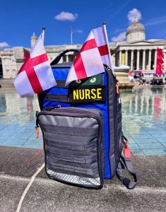 event first aid Trafalgar Square case study